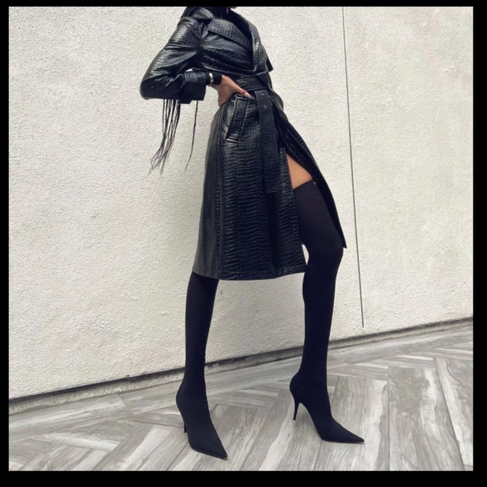 Balenciaga Over the Knee Knife Boot